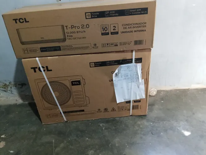 Ar condicionado novo