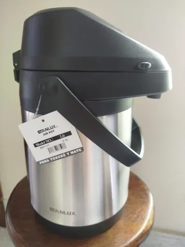 Garrafa Térmica Stanlux Air Pot 2.5L Inox - Nova na Caixa (Tereré, Chimarrão e Café)