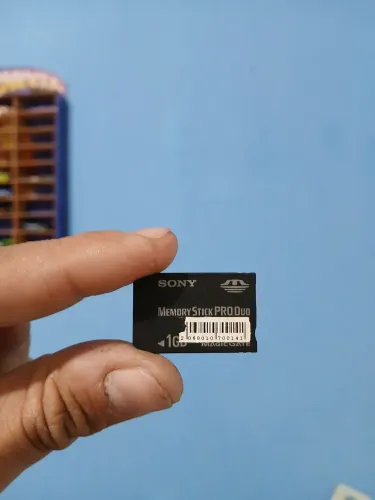 Cartão de memória memory stick pro duo 1 gb
