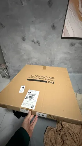 Lustre Arcos Pendente 3 Tonalidades Led Anéis Sobrepor Luxo