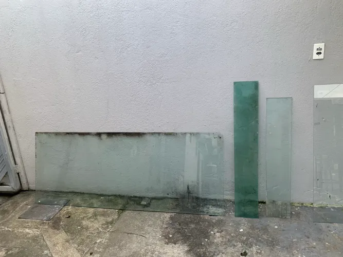 Peças de vidro