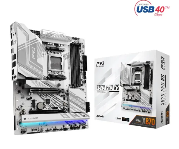 Placa-Mãe AM5 - ASRock X870 Pro RS (LACRADA)