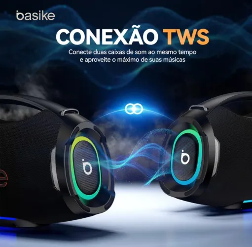 Caixa de Som Bluetooth Potente - Nova Lacrada