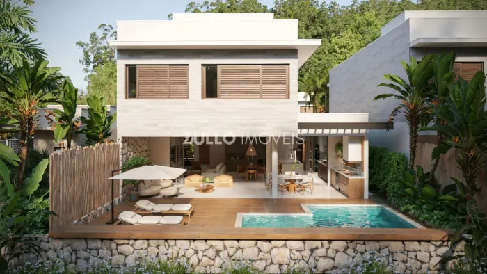 Casa em Condomínio à venda com 303m², 5 quartos, 5 suítes no bairro Praia da Baleia em São