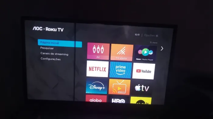 Vende-se uma TV AOC 32 polegadas smart Roku TV 