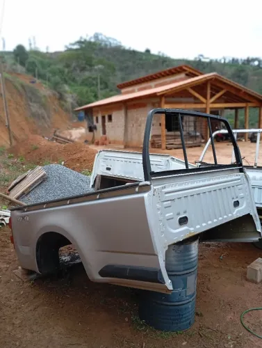 Carroceria caçamba s10 cabine simples 
