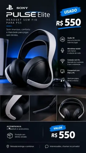 Headset pulse elite ps5