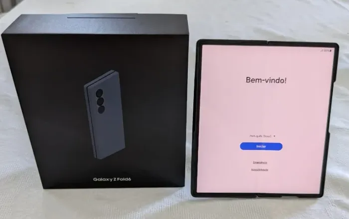 Samsung Galaxy Z Fold 6 512 GB Azul - Com case magsafe, suporte e stylus pen