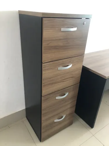 Armário Arquivo 4 Gavetas Pasta Escritório 127x47x40