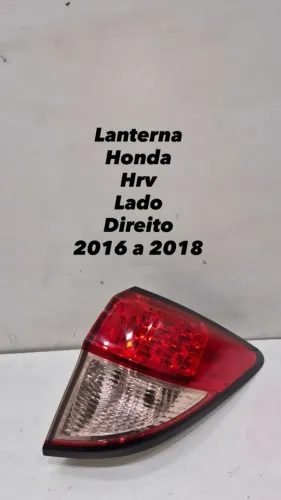 Lanterna Honda HRV Lado Direito 2016 2017 2018 sem Detalhe