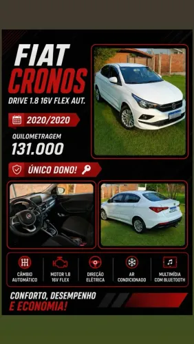 Fiat Cronos 1.8 16V Flex Aut. (pcd) 2020