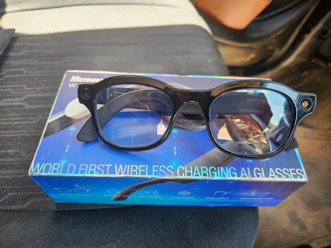 Óculos Smart Microwear W AI 3 Pro com Câmera e IA - Novo