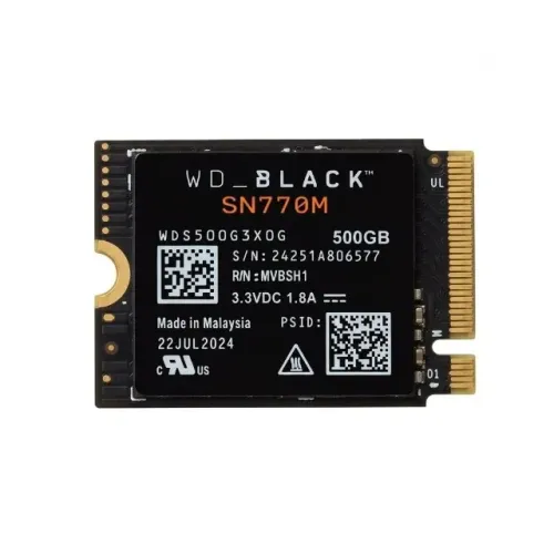 SSD WD BLACK SN770M NVMe de 500 GB