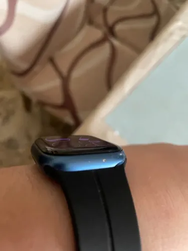 Vendo Apple Watch Series 7 40 mm (GPS) cor azul metálica usado - Funcionando perfeitamente