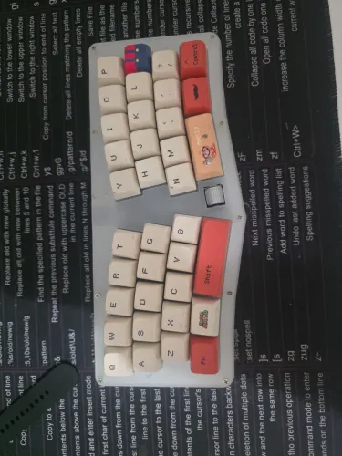 Teclado Mecânico Split Ergonômico (Pabile P38) Sub 40% QMK VIAL