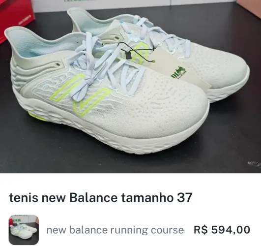 Tênis original new balance course número 37