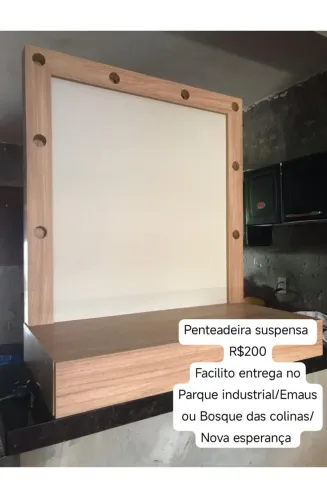 Penteadeira suspensa 