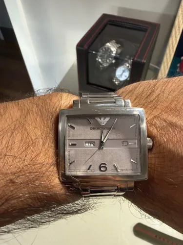 Relógio Emporio Armani Retangular