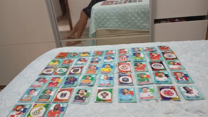 Figurinhas avulsas da copa 