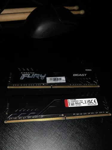 Memória kingston fury ddr4 2x 8gb