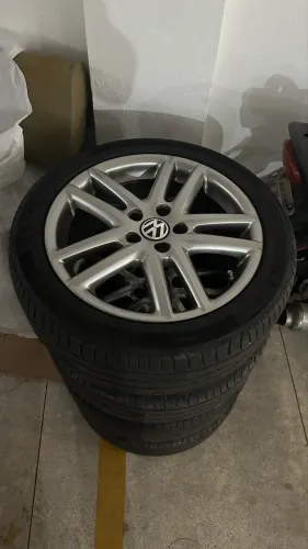 Rodas Originais Jetta 2.5 Mk5 Aro 17 com 4 Michelin Primacy 4+