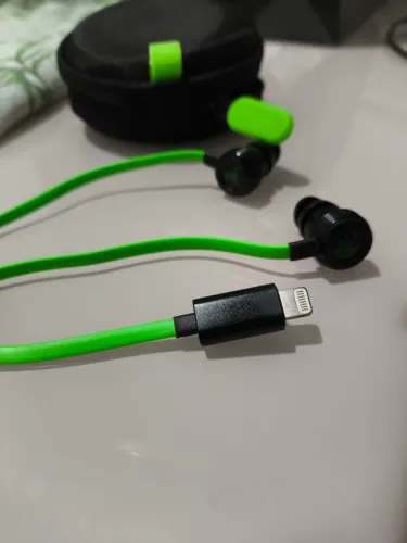 Fones De Ouvido Razer Hammerhead Para Ios iPhone iPod iPad Cor Verde ( usado duas vezes)