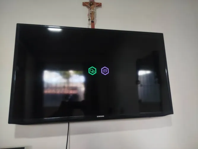 Smart TV Samsung de 40 semi nova 