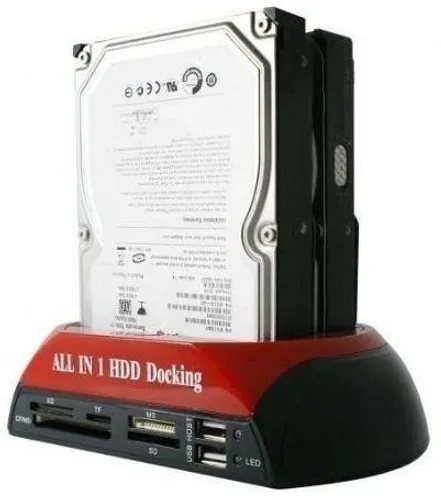 Dock Station Usb Clonadora De Hds Ide e Sata 3,5 2,5 com E-sata