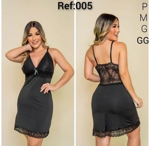 Camisola pra dormir em renda