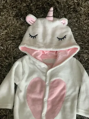 Macacão Fleece Unicórnio Baby Club