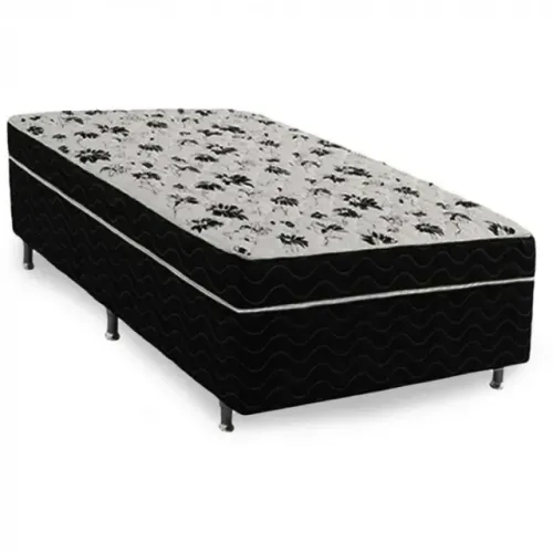 Cama Box Solteirão Espuma Acoplada