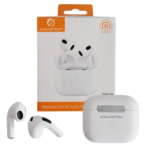 Fone De Ouvido Bluetooth H'maston Compatível Android Ios