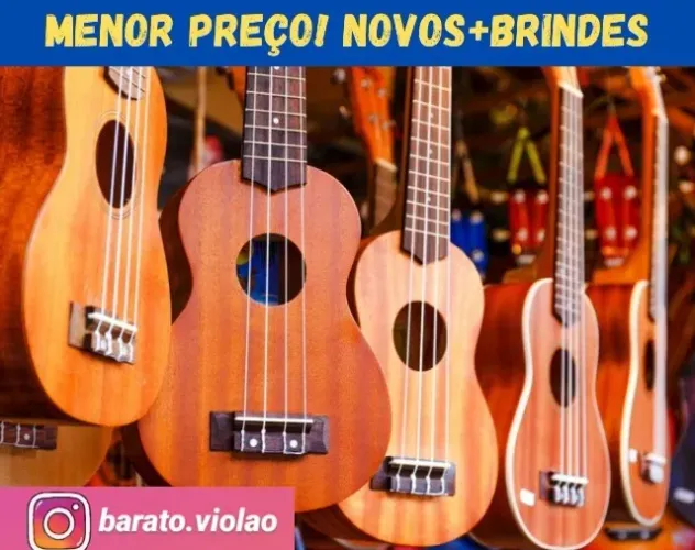 Ukulele Novos+ Queimão +Entrega hoje