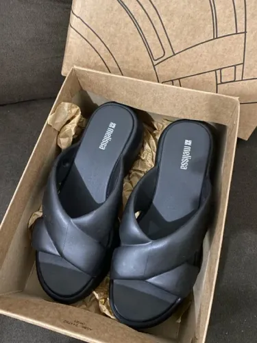 Melissa Plataforma - Preta - Tamanho 37