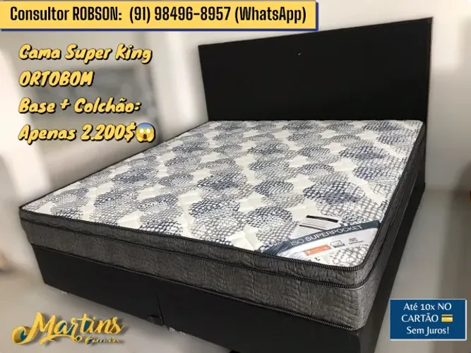 CAMA SUPER KING DA ORTOBOM
