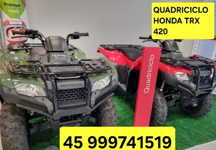 Quadriciclo trx 420 Honda okm 2025