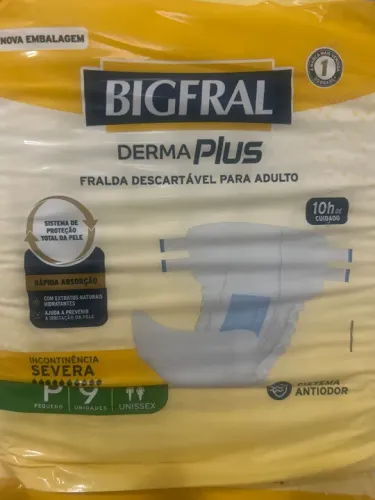 Fralda geriátrica P adulto Bigfral