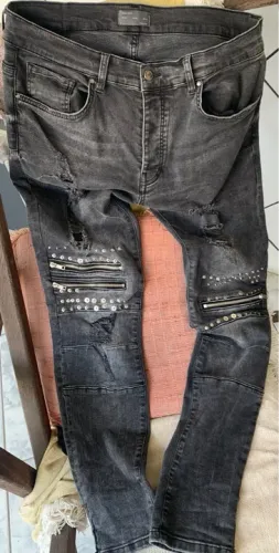 Calça masculina ZARA 42 com stretch.