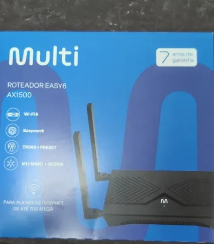 Roteador e repetidor de wifi Multilaser 