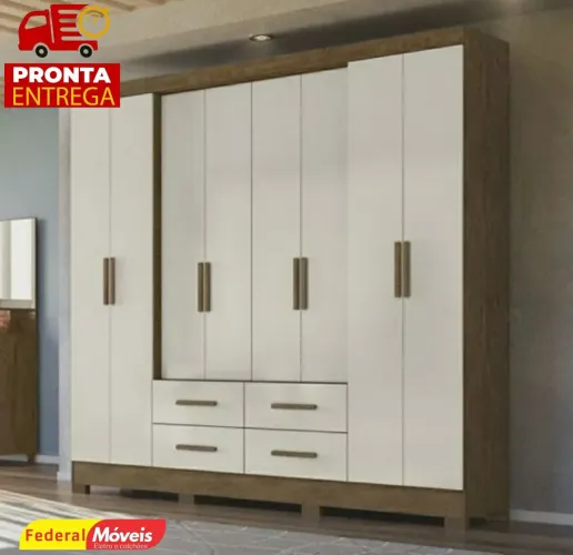 Guarda Roupa com 8 Portas Novo Fazemos Entrega 