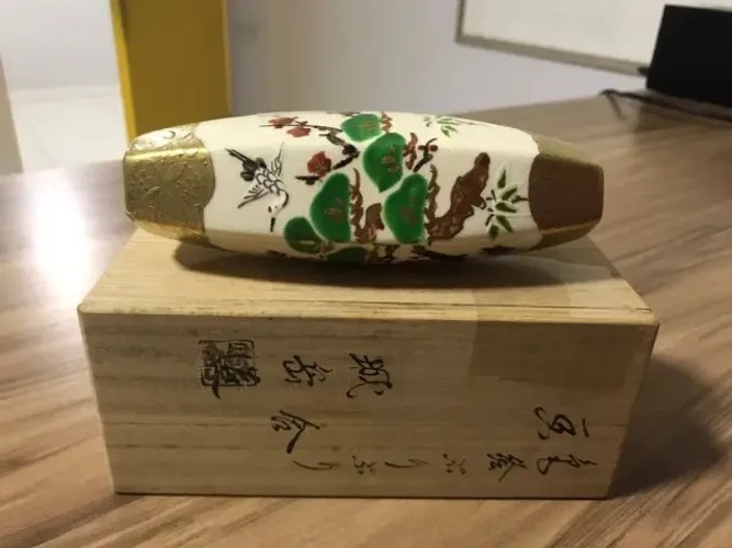 Incensário Japones Pintado A Mão