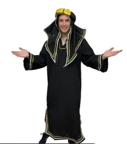 Fantasia Sheik Árabe Luxo Masculino Adulto GG