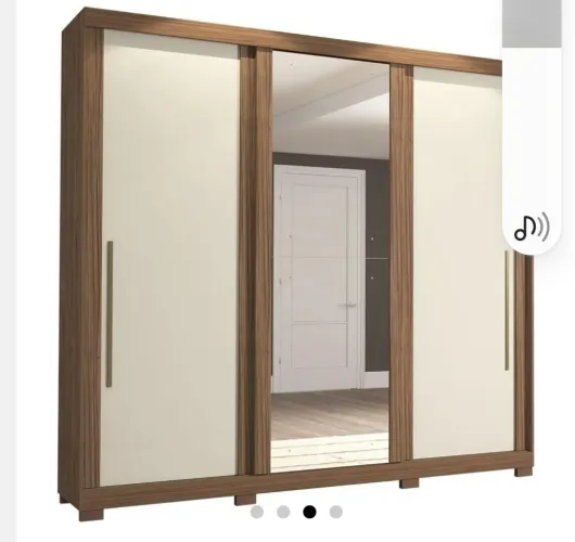Guarda Roupa 3 portas Ravena Panan
