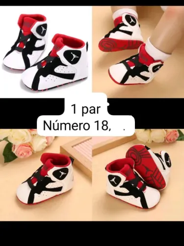 Tênis inspiração Jordan Bebê - Número 18