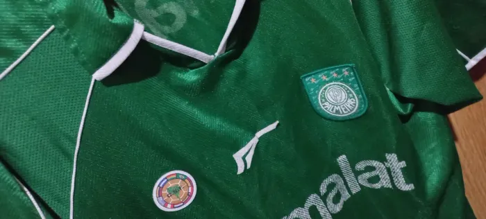 Camisa palmeiras rhummell ( parmalat) verde escuro 