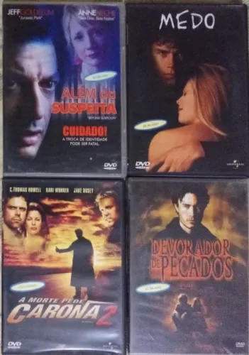 Filmes em DVD - Gênero Suspense - em ótimo estado de conservação - Leia todo o anuncio