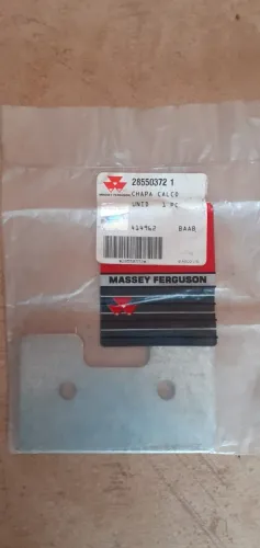Chapa calço colhed.massey 2855372 1 . 414962