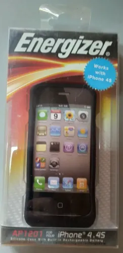 Capa Recarregadora Energizer AP1201 - iPhone 4 e 4S-