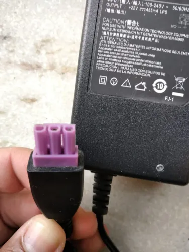 Fonte Para Impressora Hp Pino Roxo 22v 455ma