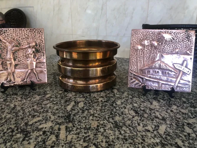 Objetos de decoração 
